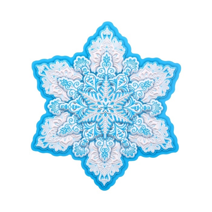 Плакат вырубной Плакат вырубной "Снежинка" белка, 28,5х28,5 см