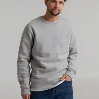 Свитшот унисекс King, серый меланж, размер XXL