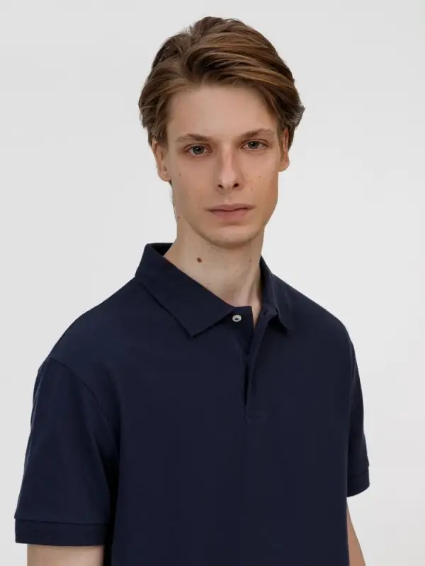 Рубашка поло унисекс Pacific, кобальт (темно-синяя), размер S