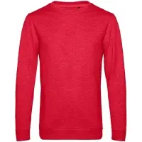 Свитшот унисекс Set In, красный меланж, размер S