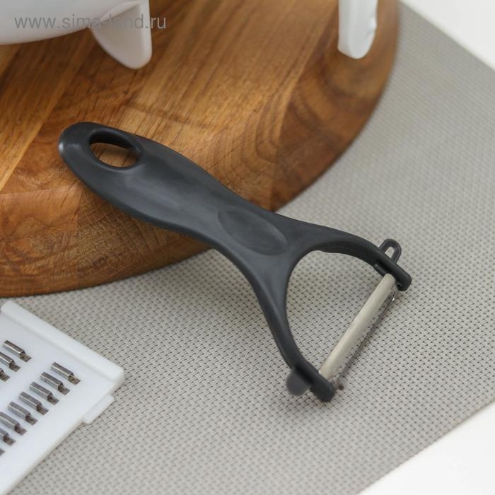 Многофункциональная овощерезка &laquo;Маджестик&raquo;, со сливной корзиной, 22,3&times;13,5&times;22,5 см, цвет бело-серый