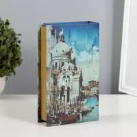 Сейф-книга дерево, кожзам "Венеция" 21х13х5 см