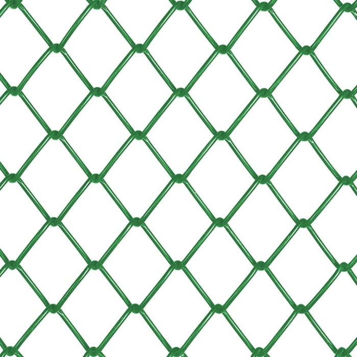 Сетка-рабица ячейка 50х50мм, толщина 2,6мм, с полимерным покрытием, зелёная (рулон 1,5х10м) Сетка-рабица ячейка 50х50мм, толщина 2,6мм, с полимерным покрытием, зелёная (рулон 1,5х10м)