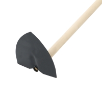 Мотыга остроносая, стальная, с деревянным черенком Мотыга остроносая, стальная, с деревянным черенком