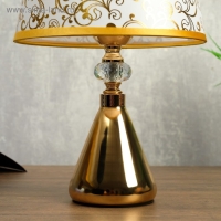 Лампа настольная 58083/1 1х40Вт Е27 золото 20х20х35 см RISALUX