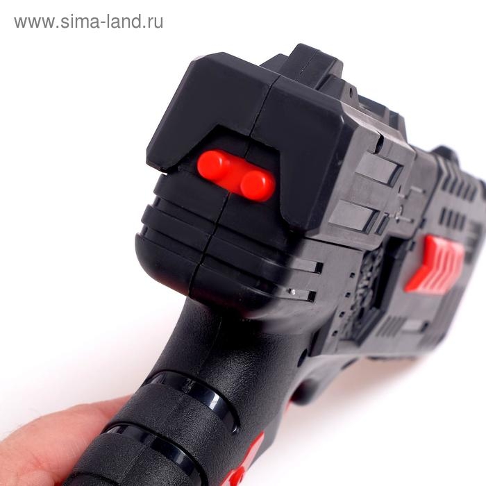 Перевёртыш радиоуправляемый &laquo;Торнадо&raquo;, с пистолетом, стреляет гелевыми пулями, работает от аккумулятора