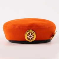 Карнавальный набор &laquo;Сильный солдат&raquo; оранжевый берет, размер 54-56, значок, флажок