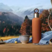 Термобутылка Sherp, оранжевая