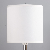 Настольная лампа "Натюр" E14 40Вт белый 12,5х12,5х28 см RISALUX