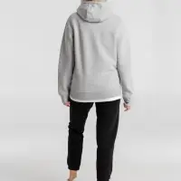 Толстовка с капюшоном унисекс King, серый меланж, размер 4XL