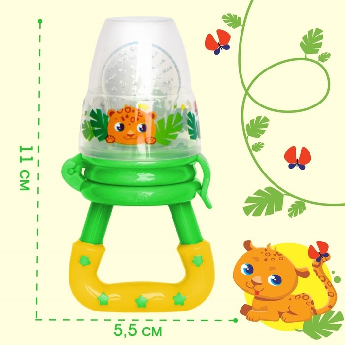 Ниблер для прикорма «ТРЕНД. Леопард» в наборе с силиконовыми сеточками 2шт Ниблер для прикорма «ТРЕНД. Леопард» в наборе с силиконовыми сеточками 2шт