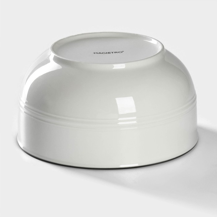 Салатник фарфоровый &laquo;Морской бриз&raquo;, 1,6 л, d=18 см, цвет белый