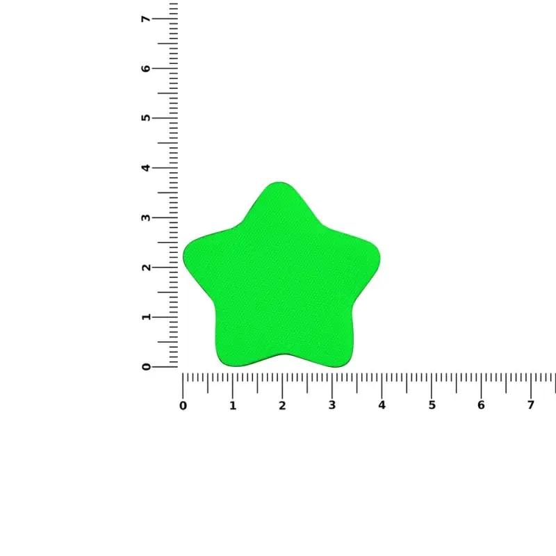 Наклейка тканевая Lunga Bial, M, зеленый неон Наклейка тканевая Lunga Bial, M, зеленый неон