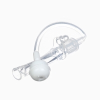 Поильник детский M&B &laquo;Котик&raquo; с трубочкой, от 9 мес., 280 мл., цвет серо-голубой