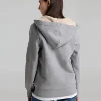 Толстовка унисекс на молнии Sherpa 280, серый меланж, размер M