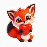 Значок новогодний &laquo;Новый год: Талисман на исполнение желаний&raquo;, 3,2 х 4,4 см