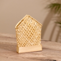 Салфетница плетёная, из бамбука 11х5х14 см Салфетница плетёная, из бамбука 11х5х14 см