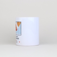 Новый год. Кружка белая керамическая «Плейлист», 320 мл Новый год. Кружка белая керамическая «Плейлист», 320 мл