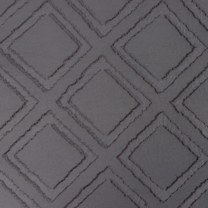 Покрывало LoveLife Tufting: Ромб цв.серый,  200*230&plusmn;5см, микрофайбер, 100% п/э