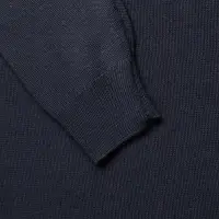 Джемпер Stitch с контрастной отделкой, синий с зеленым, размер S