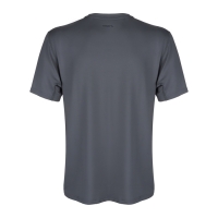 Футболка мужская со вставками, базовая, размер M (48), цвет серый