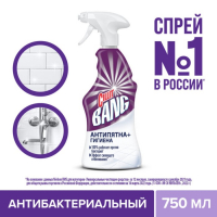 Средство чистящее Cillit Bang "Антипятна и гигиена" с распылителем, 750 мл Средство чистящее Cillit Bang "Антипятна и гигиена" с распылителем, 750 мл