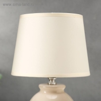 Лампа настольная 16144/1BG E14 40Вт бежевый 17,5х17,5х27 см RISALUX