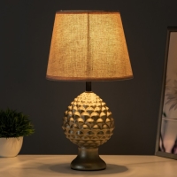 Настольная лампа "Мухамера" Е27 40Вт золото 19х19х37см RISALUX