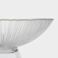 Ваза из стекла для фруктов &laquo;Фейерверк&raquo;, 630 мл, 18&times;9 см, цвет прозрачный