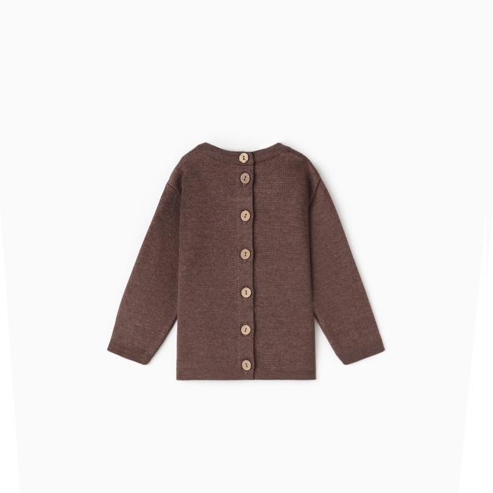 Джемпер вязаный Крошка Я Джемпер вязаный Крошка Я "Новогодние игрушки" рост 68-74 см