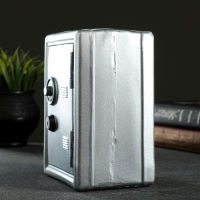 Копилка "Сейф" стальной, 12х10х18см Копилка "Сейф" стальной, 12х10х18см