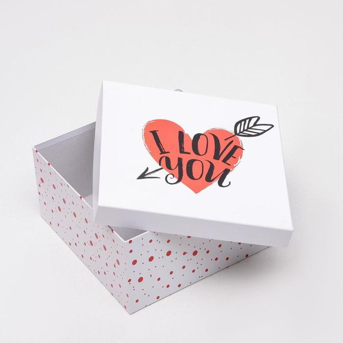 Набор коробок 6 в 1 "Признание в любви", 25,5 х 25,5 х 13 - 16 х 16 х 8 см