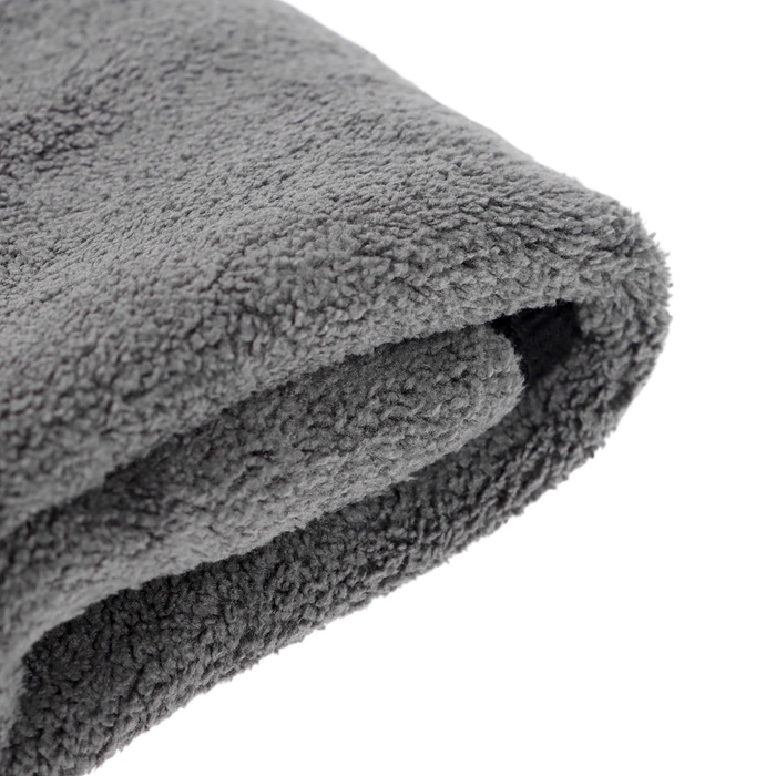 Тряпка для мытья авто, CARTAGE, микрофибра, 800 г/м&sup2;, 30&times;40 cм, розово-серая