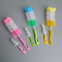 Набор ёршиков для посуды Доляна, 2 шт: 25×6 см, 12×2 см, цвет МИКС Набор ёршиков для посуды Доляна, 2 шт: 25×6 см, 12×2 см, цвет МИКС