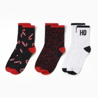 Подарочный набор термос и носки 3 пары KAFTAN "С новым годом" р. 41-44 (27-29 см)