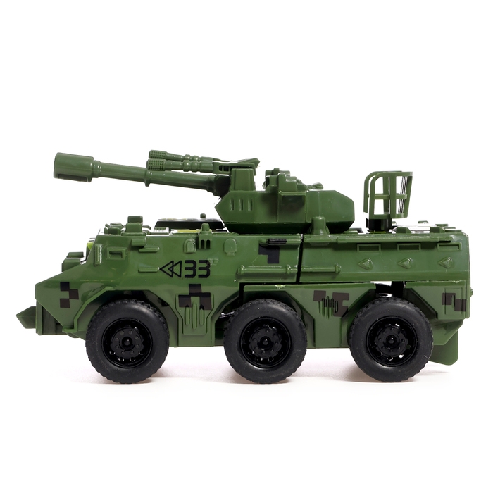 Робот &laquo;Бронетранспортер&raquo;, инерционный, трансформируется при столкновении