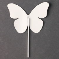 Набор топперов &laquo;Девушка с бабочками&raquo;, набор 7 шт., цвет фиолетовый