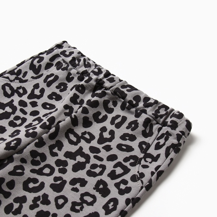 Костюм: толстовка и брюки Крошка Я Trendy grey, рост 92-98 см