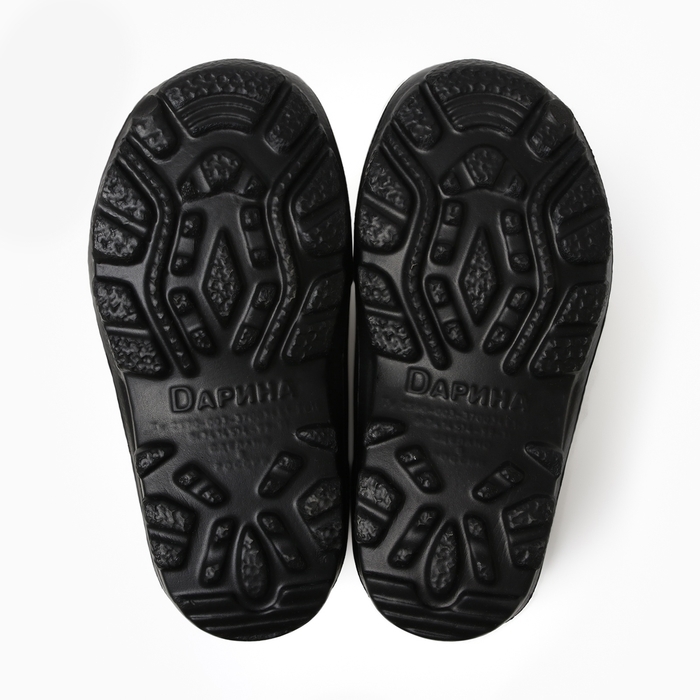 Сапоги детские, цвет черный/надставка МИКС, размер 29/30