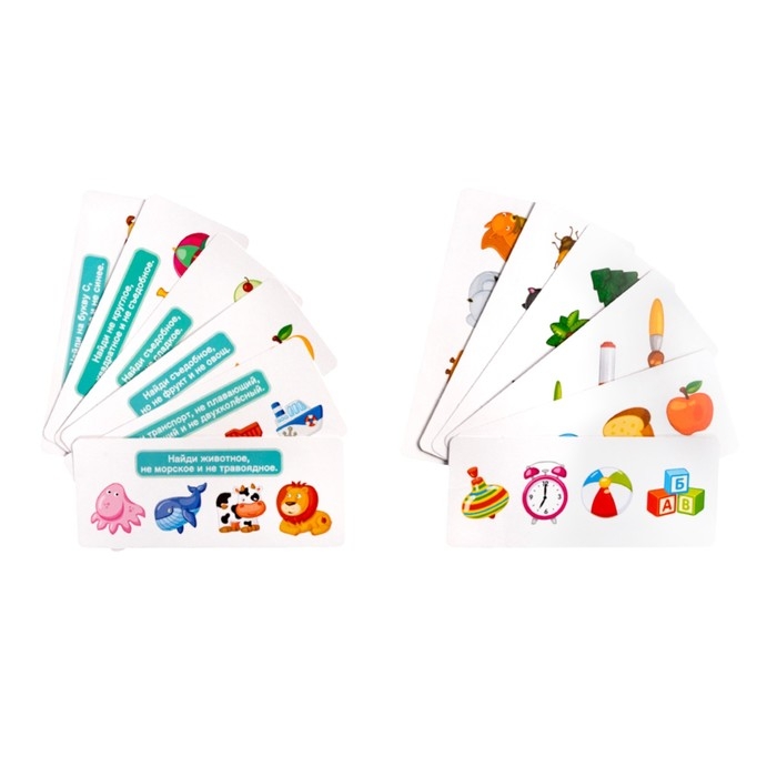 Игра развивающая «Логические задачи. Лишнее и правильное», 20 заданий, 5+ Игра развивающая «Логические задачи. Лишнее и правильное», 20 заданий, 5+