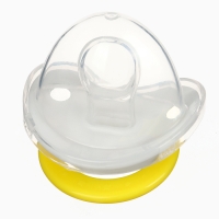 Набор: Соска - пустышка с держателем «Цветы», ортодонтическая, +6 мес, цвет желтый Набор: Соска - пустышка с держателем «Цветы», ортодонтическая, +6 мес, цвет желтый