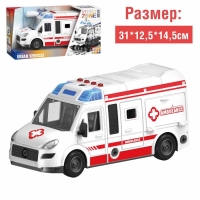 Конструктор винтовой &laquo;Скорая помощь&raquo;, свет, звук, инерция, 50 деталей