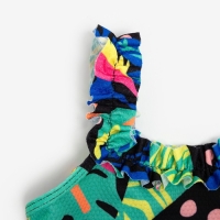 Купальник слитный детский MINAKU с принтом, рост 128-134