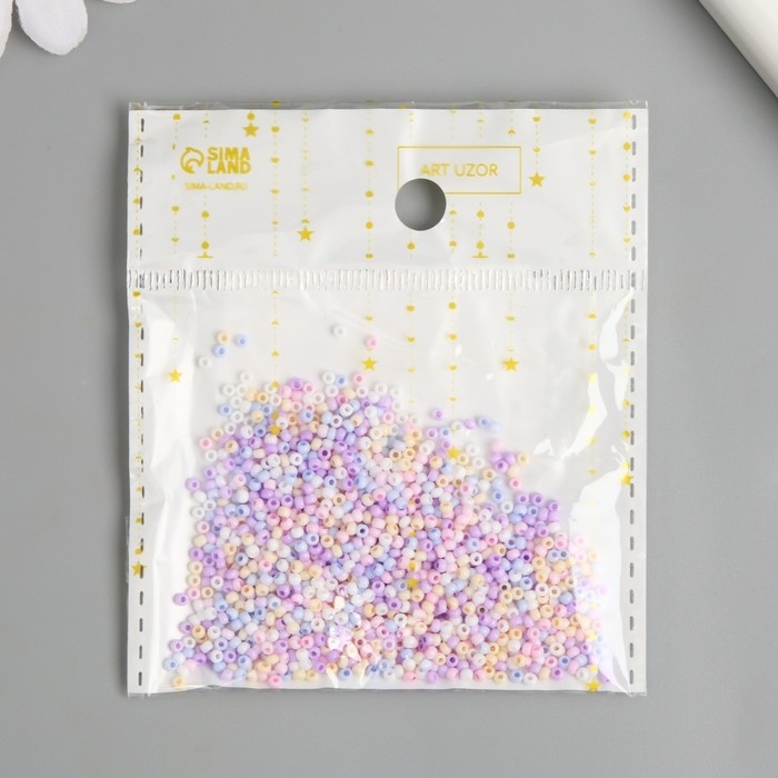 Бисер стекло 11/0 Бисер стекло 11/0 "Меланж макарун. Глянец" 10 гр