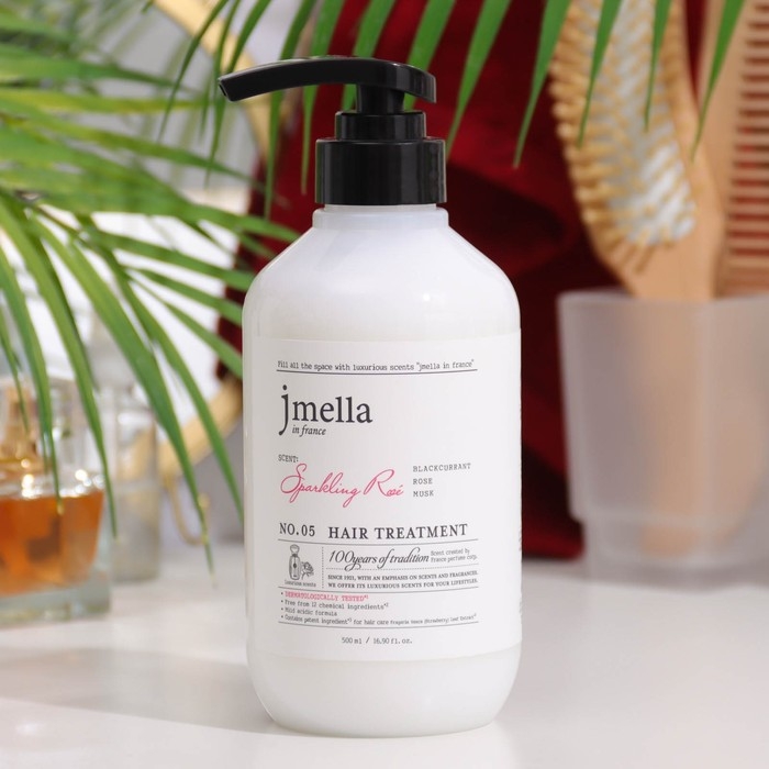 Маска для волос Jmella Маска для волос Jmella "Чёрная смородина, роза, мускус" 500 мл.