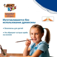 Карандаши цветные 12 цветов , BIC "Kids Evolution Stripes", пластиковые, детские Карандаши цветные 12 цветов , BIC "Kids Evolution Stripes", пластиковые, детские