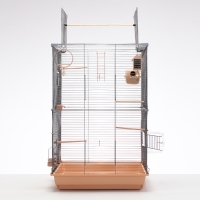 Клетка для птиц "Пижон" №104-Б, разборная, 2 секции, 58 х 40 х 88см, бежевая Клетка для птиц "Пижон" №104-Б, разборная, 2 секции, 58 х 40 х 88см, бежевая