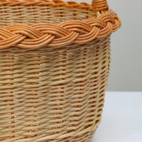 Корзина &laquo;Боровичок&raquo;, 15 л, дно - 34х21, верх - 43х33, H= 19(37) см