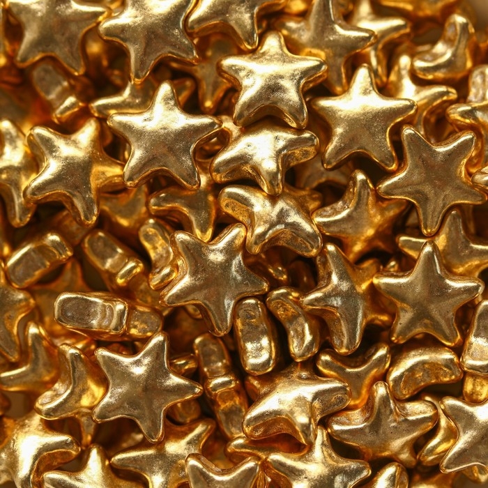Посыпка кондитерская фигурная пасха: «Звёздочки»: золотая, 25 г. Посыпка кондитерская фигурная пасха: «Звёздочки»: золотая, 25 г.