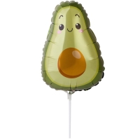 Шар фольгированный 14" &laquo;Авокадо&raquo;, мини-фигура